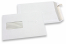 Standard fönsterkuvert, 162 x 229 mm, 90 grs. fönster vänster 45 x 90 mm, fönstrets placering är 20 mm från vänster och 60 mm från botten, förseglingsremsa | PIT Packaging.se | Kuvertland