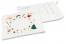 Vita bubbelkuvert med julmotiv - Julmotiv | PIT Packaging.se | Kuvertland