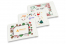 Vita bubbelkuvert med julmotiv - exempel med en logotyp | PIT Packaging.se | Kuvertland