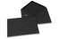 Färgade kuvert till gratulationskort - svarta, 133 x 184 mm | PIT Packaging.se | Kuvertland