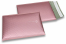 Eko bubbelpåsar i matta, metalliska färger - roséguld 180 x 250 mm | PIT Packaging.se | Kuvertland