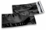 Färgade metalliska foliekuvert svarta - 114 x 229 mm | PIT Packaging.se | Kuvertland