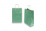 Papperspåsar med snurrade handtag - grön metallisk, 220 x 100 x 310 mm, 90 gr | PIT Packaging.se | Kuvertland