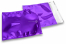 Färgade metalliska foliekuvert lila - 220 x 220 mm | PIT Packaging.se | Kuvertland