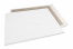 Kuvert med kartong på baksidan - 550 x 700 mm, 120 gram vit kraft fram, 700 gram grå duplex baksida, inget lim / ingen remsa | PIT Packaging.se | Kuvertland