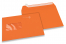 Orangea, färgade fönsterkuvert - 162 x 229 mm, fönsterstorlek 45 x 90 mm, fönsterposition 20 mm från vänster, 60 mm från botten | PIT Packaging.se | Kuvertland