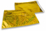 Färgade metalliska foliekuvert guldfärgade holografiska - 229 x 324 mm | PIT Packaging.se | Kuvertland