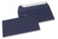 Mörkblåa färgade kuvert av papper - 110 x 220 mm | PIT Packaging.se | Kuvertland