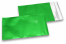 Gröna färgade foliekuvert i matt metall - 114 x 162 mm | PIT Packaging.se | Kuvertland