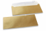 Guldfärgade pärlemor kuvert - 110 x 220 mm | PIT Packaging.se | Kuvertland