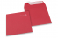Röda färgade kuvert av papper - 160 x 160 mm | PIT Packaging.se | Kuvertland