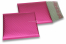 Eko bubbelpåsar i matta, metalliska färger - rosa 165 x 165 mm | PIT Packaging.se | Kuvertland