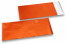 Orangea färgade foliekuvert i matt metall - 110 x 220 mm | PIT Packaging.se | Kuvertland