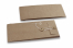 Kuvert med sträng och bricka - 110 x 220 x 25 mm, brunt kraftpapper | PIT Packaging.se | Kuvertland