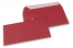 Mörkröda färgade kuvert av papper - 110 x 220 mm | PIT Packaging.se | Kuvertland