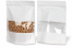 Zippåsar av kraftpapper med fönster - vit, 250 x 340 x 120 mm, 3000 ml | PIT Packaging.se | Kuvertland