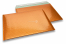 Eko bubbelpåsar i metalliska färger - orange 320 x 425 mm | PIT Packaging.se | Kuvertland
