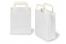 Papperspåsar med platta handtag - vita, 180 x 80 x 220 mm | PIT Packaging.se | Kuvertland