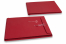 Kuvert med sträng och bricka - 229 x 324 x 25 mm, röd | PIT Packaging.se | Kuvertland
