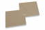 Bruna kuvert i återvunnet papper - 110 x 110 mm | PIT Packaging.se | Kuvertland