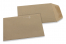 Färgade fickkuvert - Bruna kraft, 85 x 125 mm | PIT Packaging.se | Kuvertland