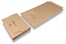 Bokomslag levereras platt - brun | PIT Packaging.se | Kuvertland