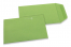 Färgade fickkuvert - Äppelgröna, 85 x 125 mm | PIT Packaging.se | Kuvertland