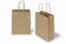Papperspåsar med snurrade handtag - bruna randiga, 180 x 80 x 220 mm, 90 gr | PIT Packaging.se | Kuvertland