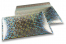 Eko bubbelpåsar i metalliska färger - silverfärgad holografisk 235 x 325 mm | PIT Packaging.se | Kuvertland