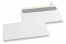 Vita kuvert, 110 x 220 mm (DL), 80 gram, förseglingsremsa, vikt vardera ca. 4 g.  | PIT Packaging.se | Kuvertland