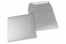 Silver metallisk färgade kuvert av papper - 160 x 160 mm | PIT Packaging.se | Kuvertland