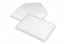 Kuvert till begravningskort - Vita + dubbelram, 156 x 220 mm | PIT Packaging.se | Kuvertland