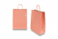 Papperspåsar med snurrade handtag - laxrosa, 260 x 120 x 350 mm, 90 gr | PIT Packaging.se | Kuvertland