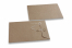 Kuvert med sträng och bricka - 162 x 229 mm, brunt kraftpapper | PIT Packaging.se | Kuvertland