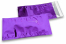 Färgade metalliska foliekuvert lila - 114 x 229 mm | PIT Packaging.se | Kuvertland