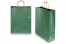 Papperspåsar med snurrade handtag - mörkgrön metallisk, 320 x 120 x 410 mm, 100 gr | PIT Packaging.se | Kuvertland