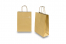 Papperspåsar med snurrade handtag - guldfärgad, 220 x 100 x 310 mm, 90 gr | PIT Packaging.se | Kuvertland