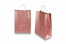 Papperspåsar med snurrade handtag - rosa metallisk, 260 x 120 x 350 mm, 90 gr | PIT Packaging.se | Kuvertland