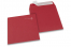 Mörkröda färgade kuvert av papper - 160 x 160 mm | PIT Packaging.se | Kuvertland