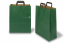Papperspåsar med platta handtag - gröna, 320 x 140 x 420 mm | PIT Packaging.se | Kuvertland