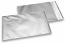 Silver färgade foliekuvert i matt metall - 230 x 320 mm | PIT Packaging.se | Kuvertland