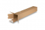 QuattroStar fyrkantiga papprör med förseglingsremsa - 610 x 105 x 105 mm | PIT Packaging.se | Kuvertland