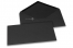 Färgade kuvert till gratulationskort- svarta, 110 x 220 mm | PIT Packaging.se | Kuvertland