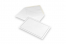 Kuvert till begravningskort - Vita + enkel ram, 120 x 185 mm | PIT Packaging.se | Kuvertland