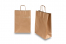 Papperspåsar med snurrade handtag - bronsfärgad, 260 x 120 x 350 mm, 90 gr | PIT Packaging.se | Kuvertland