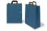 Papperspåsar med platta handtag - blåa, 320 x 140 x 420 mm | PIT Packaging.se | Kuvertland