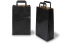 Papperspåsar med platta handtag - svarta, 220 x 105 x 360 mm | PIT Packaging.se | Kuvertland