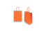 Papperspåsar med snurrade handtag - orange, 180 x 80 x 220 mm, 90 gr | PIT Packaging.se | Kuvertland