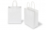 Papperspåsar med snurrade handtag - vita, 180 x 80 x 220 mm, 90 gr | PIT Packaging.se | Kuvertland