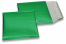 Eko bubbelpåsar i metalliska färger - grön 165 x 165 mm | PIT Packaging.se | Kuvertland